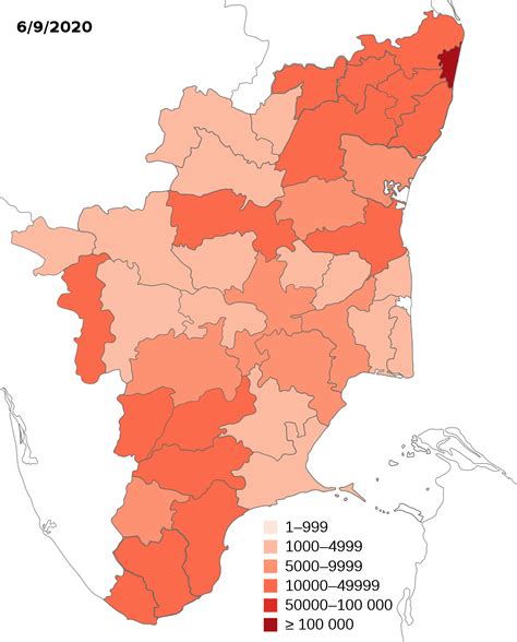 Check out the following road and tourist map of tamilnadu and make your tamilnadu travel happening and exciting. File:India Tamil Nadu COVID-19 map.svg - Wikipedia