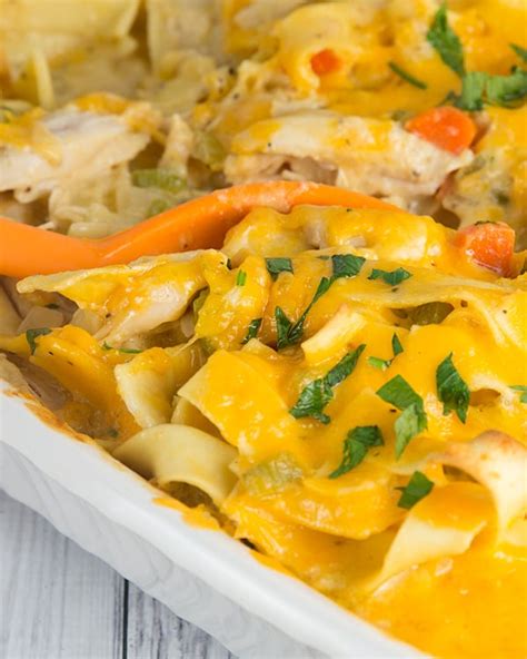 Cheesy Turkey Noodle Casserole Recipe