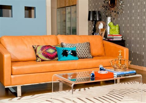 Fall Into Orange Living Room Accents For All Styles