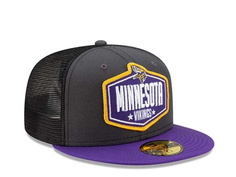 The minnesota vikings are a professional american football team based in minneapolis. New Era Minnesota Vikings NFL Draft 21 59Fifty Fitted Cap ...