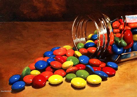 Guy Mcintosh Work Zoom The Candy Jar Still Life Painting