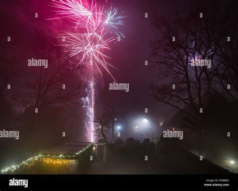 New Years Eve Fireworks Stock Photo Alamy