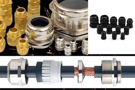 Different Types Of Electrical Cable Gland Cord Grip Cable Connector