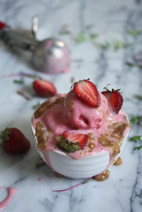Blend on high until mixture is well blended and is a soft serve ice cream texture. Strawberry Banana Vegan Ice Cream Recipe | Healthy