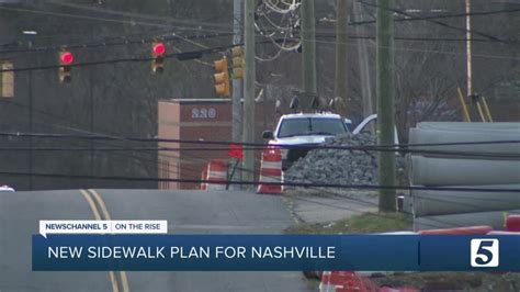 Nashville unveils new plan to construct more sidewalks - YouTube
