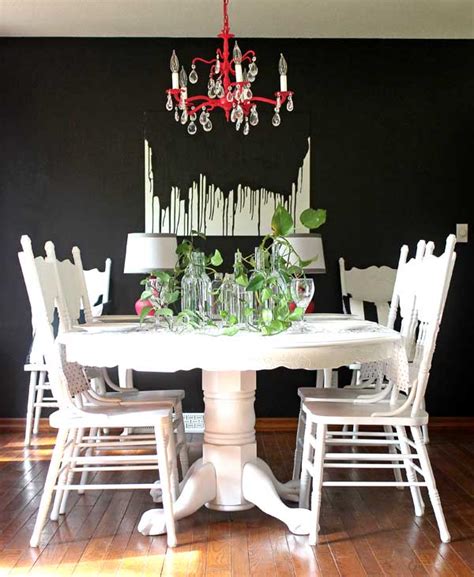 Diy dining room wall decor pinterest. make this: easy DIY paint drip wall art