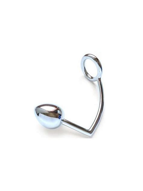 Plug rosebud avec anneau testicules plug anneau métal