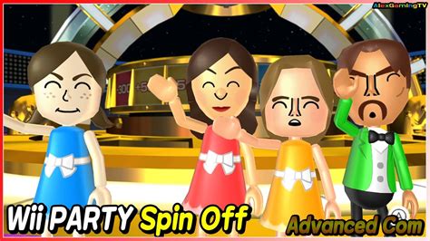 wii party spin off advanced com lucia vs fumiko vs gabriele vs ursula alexgamingtv youtube