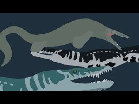 Spinosaurus in the hydro havoc match! Giant Mosasaur vs Liopleurodon vs Predator X - YouTube