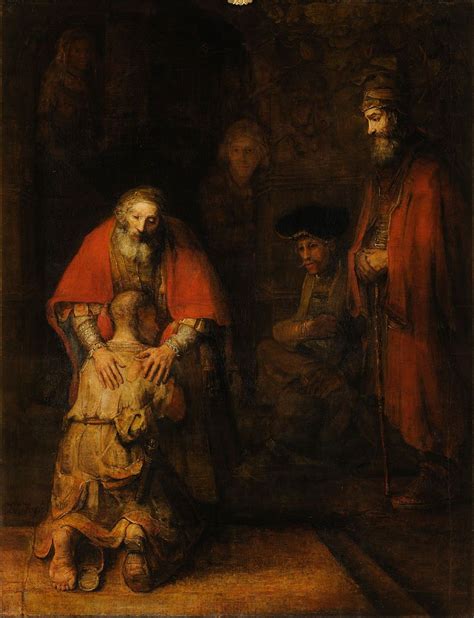 Rembrandt The Prodigal Son The Father A Symbol Of Our Heavenly One