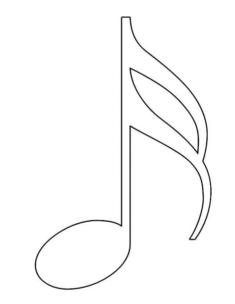 These coloring pages feature signs used in musical notation to represent the relative duration and pitch of a sound. Music Notes Coloring Pages - Coloring Home