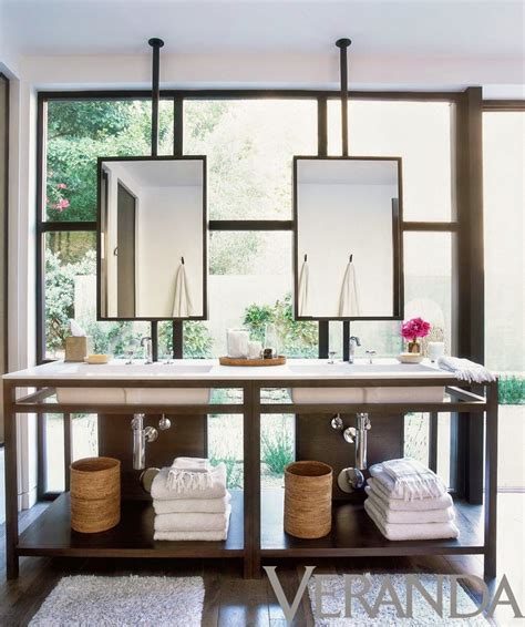 Request information, download catalogues and find reference projects. Mirrors hanging from the ceiling on steel rods | Modern ...