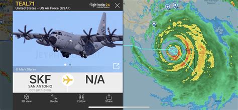 Flightradar24 On Twitter Us Air Force Hurricane Hunters Inside