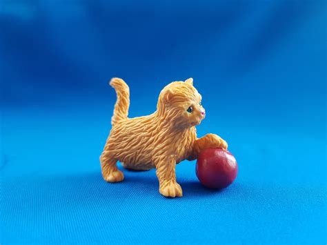Small Cat Figure Rubber Cat Figurine Cat Figurine Resin Cat Etsy