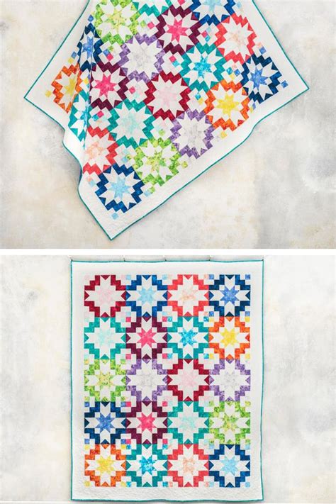 The Moroccan Tiles Quilt Pattern Sew This Vibrant Modern Quilt Design