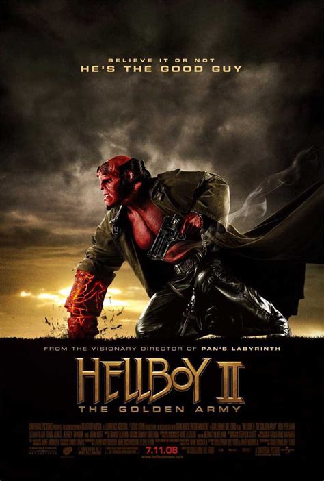 Eeuu Cartel De Hellboy 2 El Ejército Dorado 2008 Ecartelera