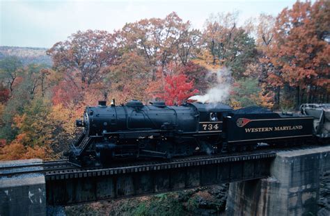 Western Maryland Steam Engine Vintage Train Train Locomotive