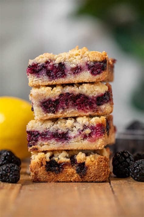 Blackberry Crumb Bars Recipe Bakery Quality Dinner Then Dessert
