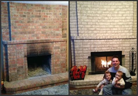 Reface fireplace diy fireplace mantel fireplace update brick fireplace makeover farmhouse fireplace fireplace design fireplace ideas brick fireplaces fireplace cover. Our Fireplace Refacing Was A Delightful Experience | Reface fireplace, Painted brick fireplace ...