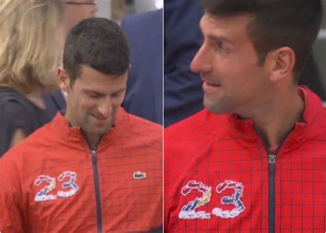 Watch Novak Djokovic Dons A Special 23 Jacket After Becoming The Man