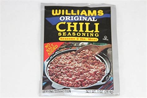 Williams Original Chili Seasoning 12 Pack