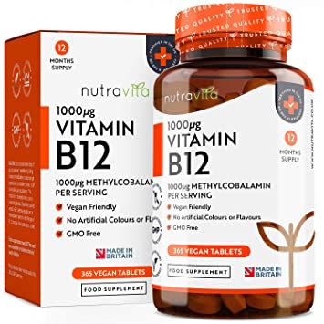One of the biggest roles of b12 is to produce even though that is the recommended dosage, there are a few other things to know as far as the right vitamin b12 dosage for seniors. Vitamin B12 1000mcg 365 Tablets 1 Year S Supply High ...