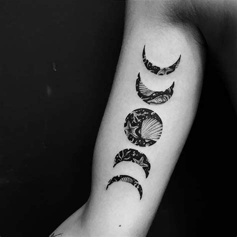 41 Moon Phases Tattoo Ideas To Inspire You Page 2 Of 4 StayGlam