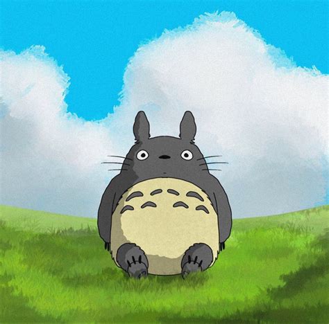Totoro Drawing Japan Aesthetic Mini Canvas Art My Neighbor Totoro