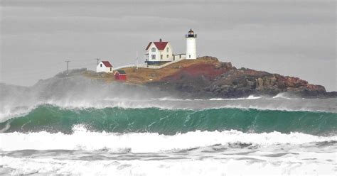 Nubble Lighthouse Before The Storm Photograph By Theresa Nye Fine