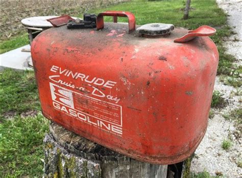 6 Gallon Evinrude Gasoline Gas Fuel Tank Vintage Outboard Etsy