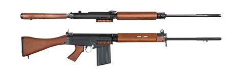 Ares L1a1 Slr Airsoft Rifle With Wood Furniture Action Hobbies
