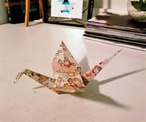 How To Fold A Paper Crane 17 Steps With Pictures Instructables