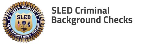 Sc State Law Enforcement Division Sled Criminal Background Check