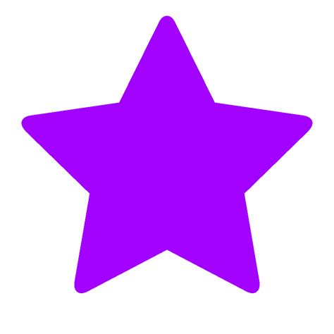 Neon Purple Star Banner Png Image