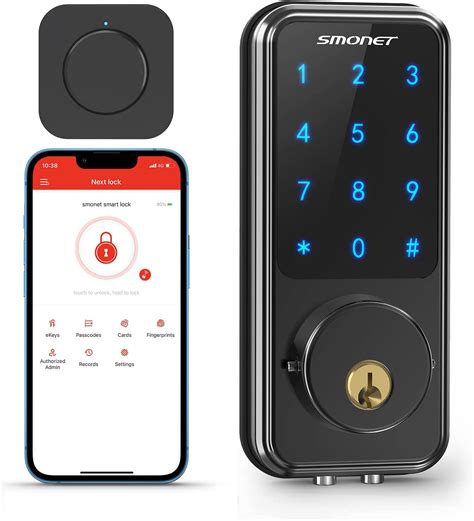 Smart Door Lock Smonet Wifi Smart Locks Keyless Entry Door Lock