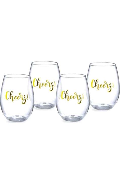 Slant Collections Cheers Stemless Champagne Glass Nordstrom Stemless Champagne Glass