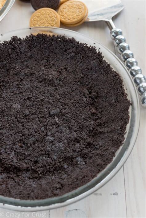 The Perfect Oreo Cookie Crust Recipe Crazy For Crust