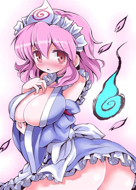 Saigyouji Yuyuko Touhou Drawn By Givuchoko Danbooru