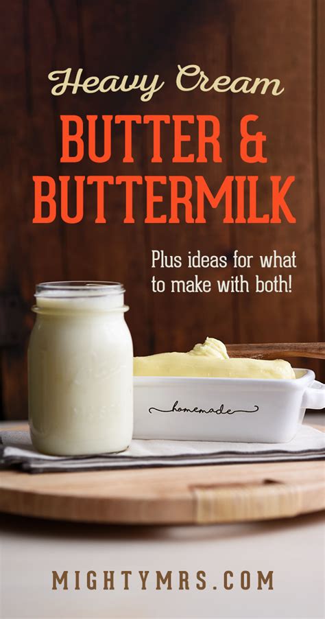 These are some of the most common cream replacements. Homemade Butter and Buttermilk using Heavy Cream | Mighty ...