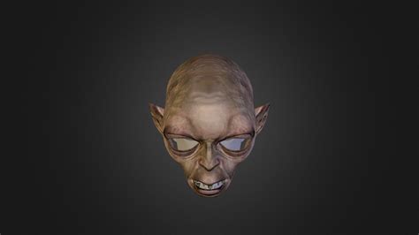 Gollum Mask 3d Print Halloween Download Free 3d Model By 3dcloud