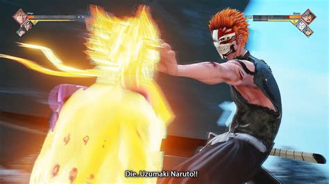 Jump Force Six Paths Naruto Vs Hollow Ichigo Gameplay Youtube