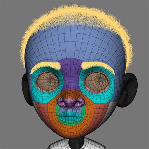 3d Face Topology Character Modeling 3d Character Character Creation