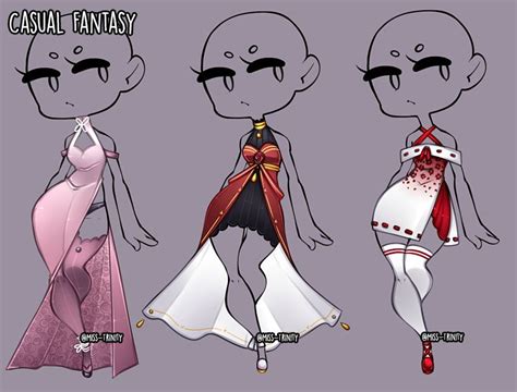 Casual Fantasy Outfit Adopt Close By Miss Trinity On Deviantart