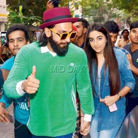 Spotted Ranveer Singh With His Sister Ritika Bhavnani In Bandra
