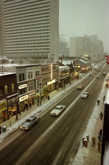 Yonge Street Looking North Toronto 1982 Tumblr I Facebo Flickr