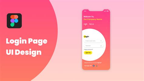 Login Page Ui Design Figma Community