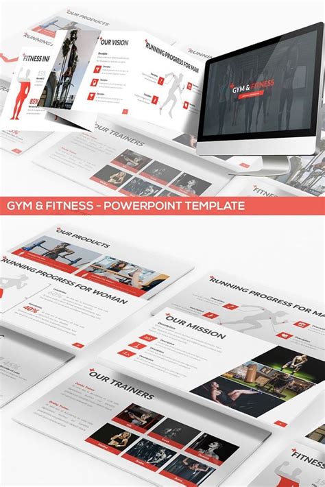 Gym And Fitness Powerpoint Template Powerpoint Templates Gym Workouts