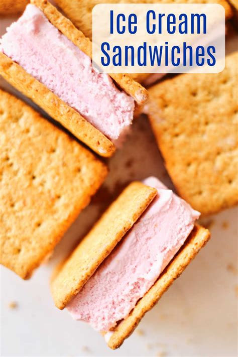 Graham Cracker Ice Cream Sandwich Recipe Mama Likes To Cook