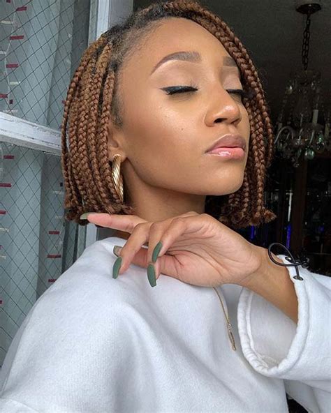 43 Pretty Small Box Braids Hairstyles To Try Page 4 Of 4 Stayglam