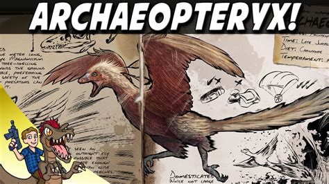 Archaeopteryx Ark Survival Evolved Dossier Breakdown Asset Preview And